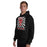 Man wearing Tomball High School Cougars Black Classic Unisex Hoodie 226
