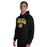 Man wearing Tomball West High School Tigers Black Classic Unisex Hoodie 234