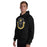 Man wearing Tomball West High School Tigers Black Classic Unisex Hoodie 229