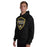 Man wearing Tomball West High School Tigers Black Classic Unisex Hoodie 225
