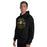 Man wearing Tomball West High School Tigers Black Classic Unisex Hoodie 201