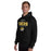 Man wearing Tomball West High School Tigers Black Classic Unisex Hoodie 040