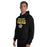 Man wearing Tomball West High School Tigers Black Classic Unisex Hoodie 024