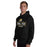 Man wearing Tomball West High School Tigers Black Classic Unisex Hoodie 202