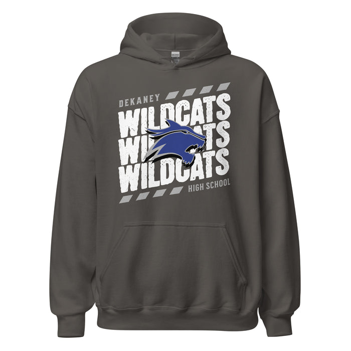 Dekaney High School Wildcats Charcoal Grey Classic Unisex Hoodie 223