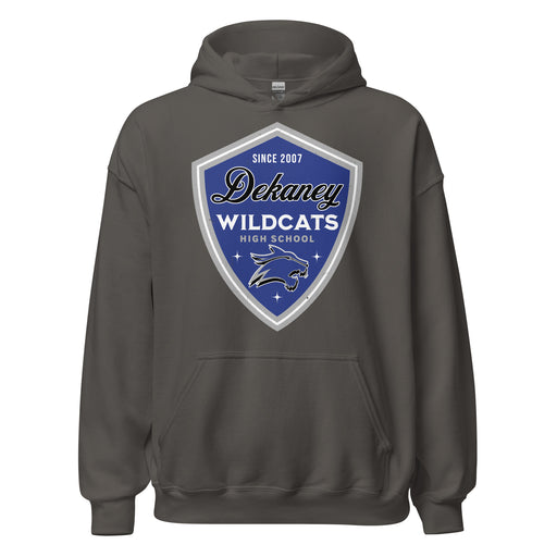 Dekaney High School Wildcats Charcoal Grey Classic Unisex Hoodie 225