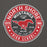 Close-up view of North Shore High School Mustangs Dark Grey Classic Unisex Hoodie 224