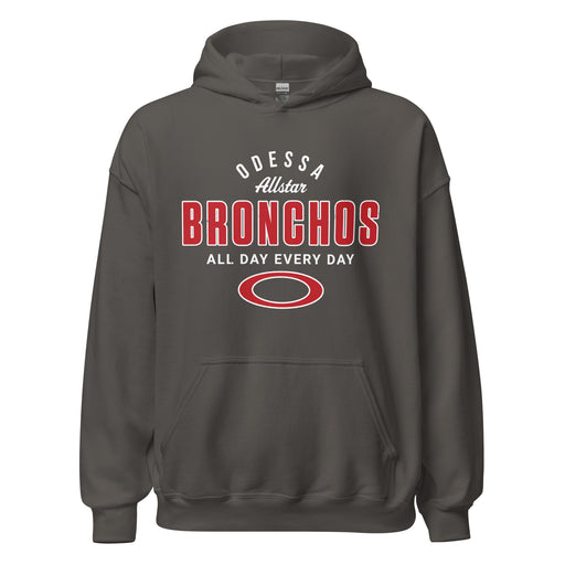 Odessa High School Bronchos Dark Grey Classic Unisex Hoodie 040