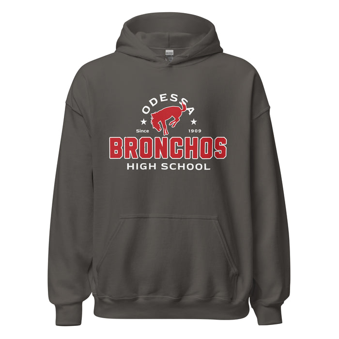 Odessa High School Bronchos Dark Grey Classic Unisex Hoodie 222