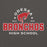 Close-up view of Odessa High School Bronchos Dark Grey Classic Unisex Hoodie 222