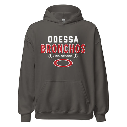 Odessa High School Bronchos Dark Grey Classic Unisex Hoodie 003