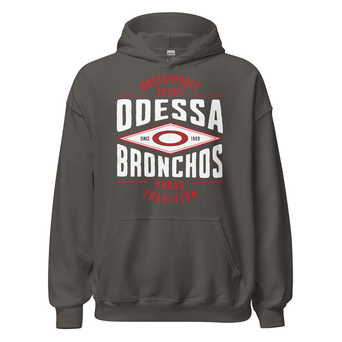 Odessa High School Bronchos Dark Grey Classic Unisex Hoodie 210