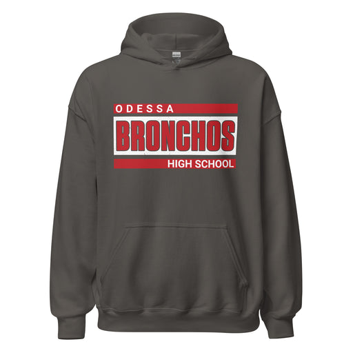 Odessa High School Bronchos Dark Grey Classic Unisex Hoodie 098