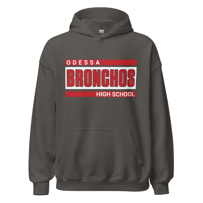 Odessa High School Bronchos Dark Grey Classic Unisex Hoodie 098