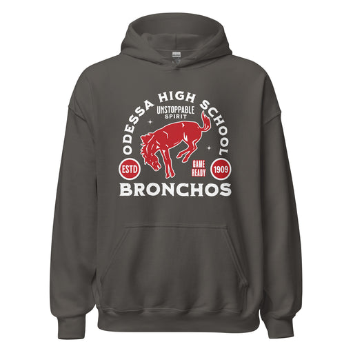 Odessa High School Bronchos Dark Grey Classic Unisex Hoodie 208