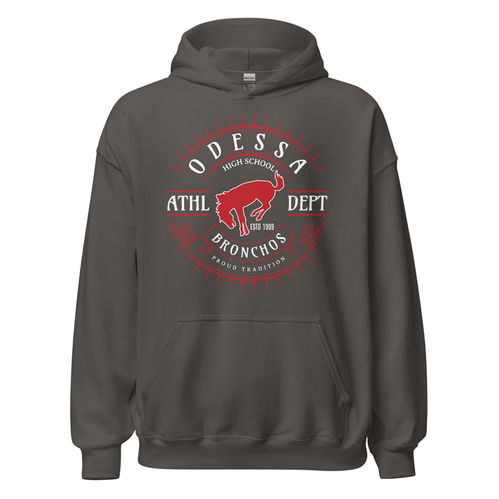 Odessa High School Bronchos Dark Grey Classic Unisex Hoodie 201