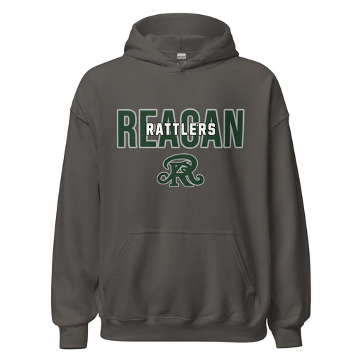 Reagan High School Rattlers Dark Grey Classic Unisex Hoodie 227