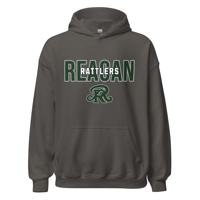 Reagan High School Rattlers Dark Grey Classic Unisex Hoodie 227