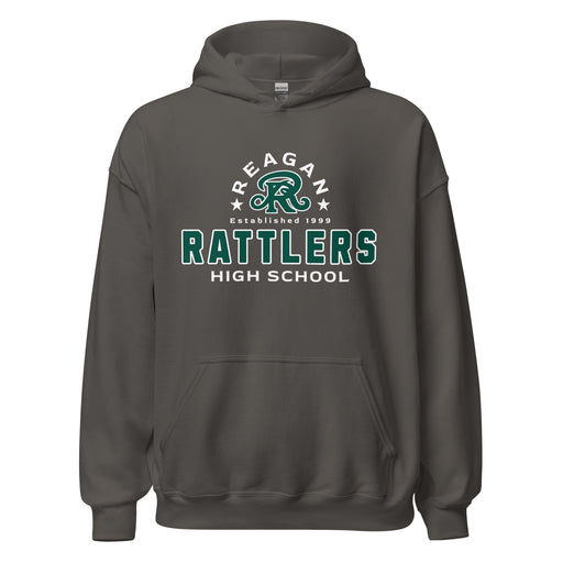 Reagan High School Rattlers Dark Grey Classic Unisex Hoodie 222
