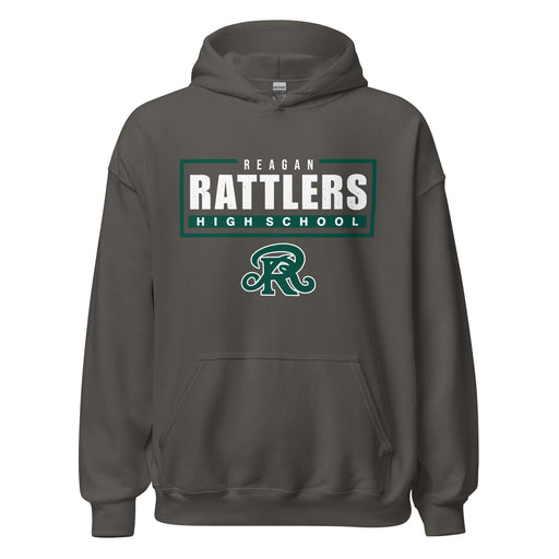 Reagan High School Rattlers Dark Grey Classic Unisex Hoodie 049