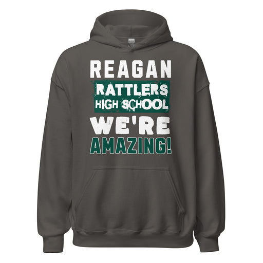 Reagan High School Rattlers Dark Grey Classic Unisex Hoodie 231