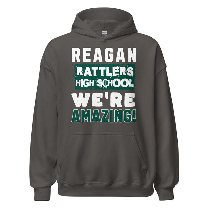 Reagan High School Rattlers Dark Grey Classic Unisex Hoodie 231