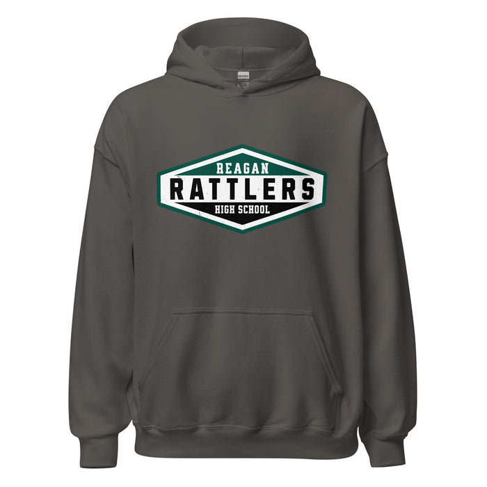 Reagan High School Rattlers Dark Grey Classic Unisex Hoodie 009