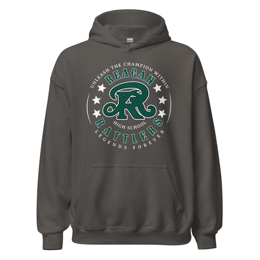 Reagan High School Rattlers Dark Grey Classic Unisex Hoodie 214