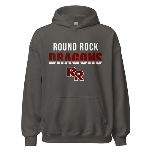Round Rock High School Dragons Dark Grey Classic Unisex Hoodie 024