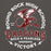 Close-up view of Round Rock High School Dragons Dark Grey Classic Unisex Hoodie 206