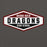 Close-up view of Round Rock High School Dragons Dark Grey Classic Unisex Hoodie 009