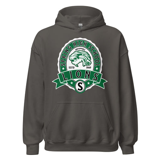 Spring High School Lions Dark Grey Classic Unisex Hoodie 212