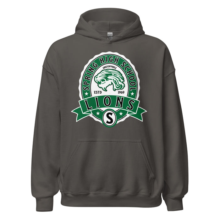 Spring High School Lions Dark Grey Classic Unisex Hoodie 212