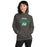 Woman wearing Spring High School Lions Dark Grey Classic Unisex Hoodie 234