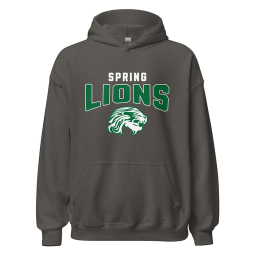 Spring High School Lions Dark Grey Classic Unisex Hoodie 234