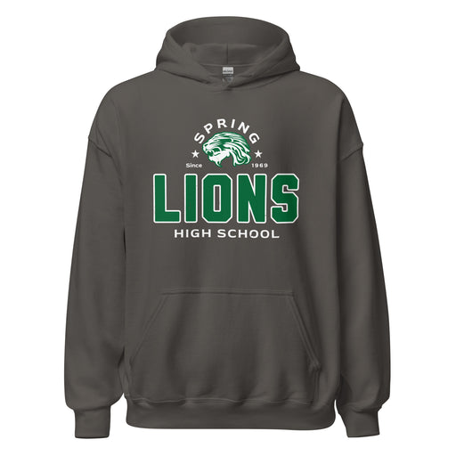 Spring High School Lions Dark Grey Classic Unisex Hoodie 222