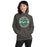 Woman wearing Spring High School Lions Dark Grey Classic Unisex Hoodie 203