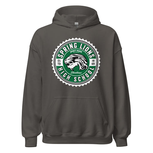 Spring High School Lions Dark Grey Classic Unisex Hoodie 203
