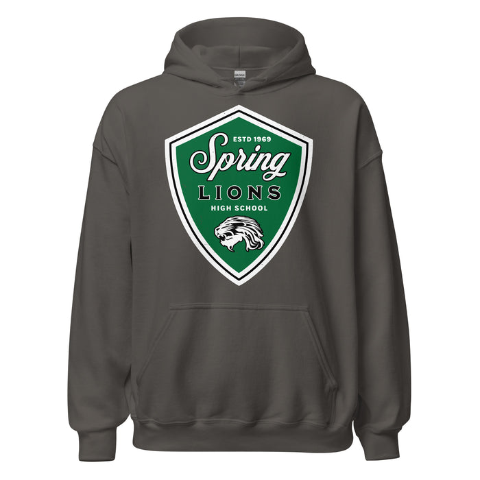 Spring High School Lions Dark Grey Classic Unisex Hoodie 225