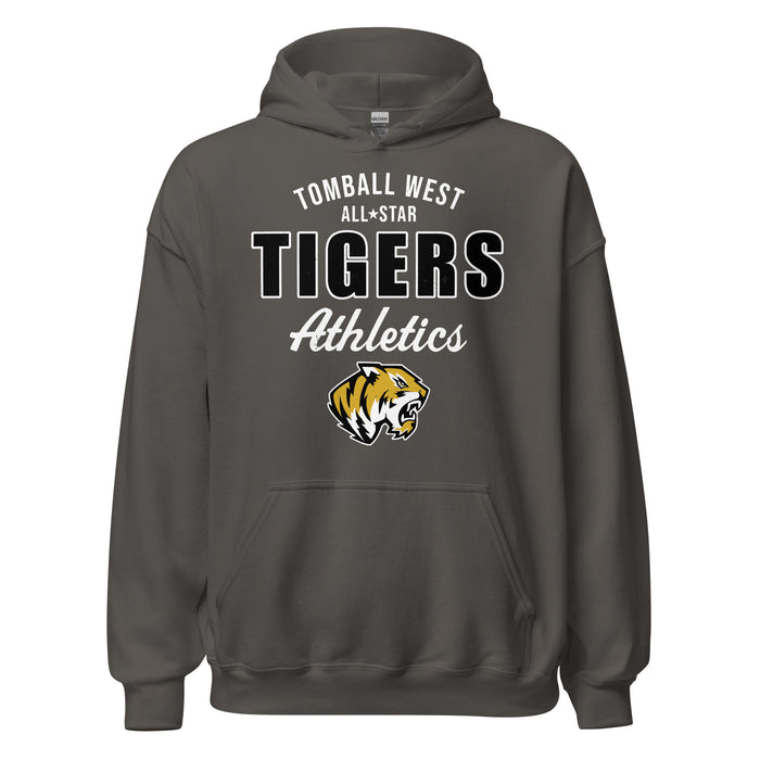 Tomball West High School Tigers Dark Grey Classic Unisex Hoodie 034