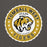 Close-up view of Tomball West High School Tigers Dark Grey Classic Unisex Hoodie 216