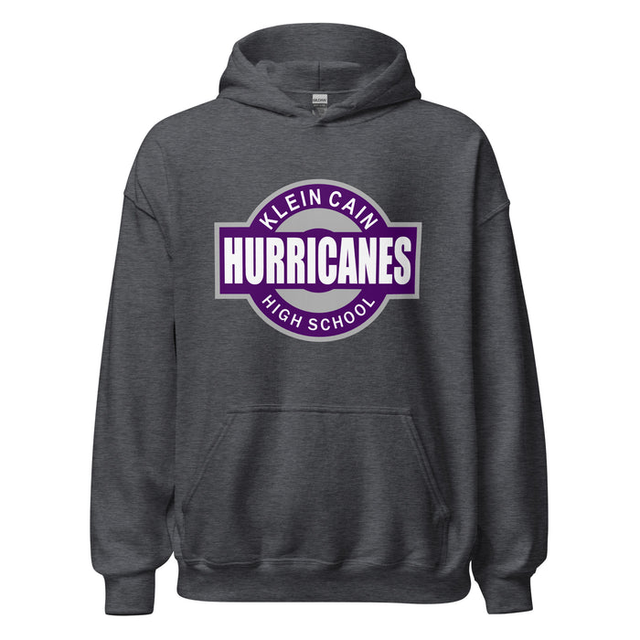 Klein Cain High School Hurricanes Dark Heather Classic Hoodie 11