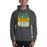 Man wearing a Klein Forest High School Dark Heather Classic Unisex Hoodie 01