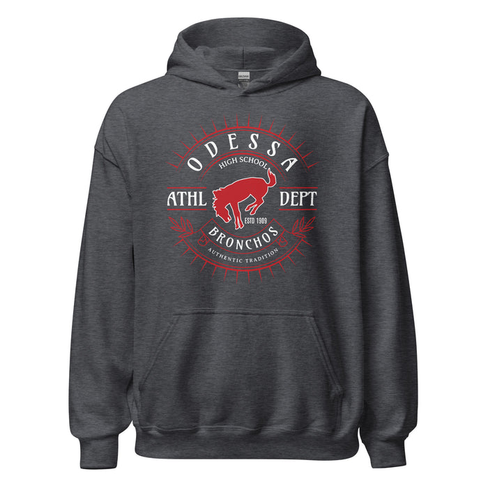 Odessa High School Bronchos Dark Grey Classic Unisex Hoodie 201