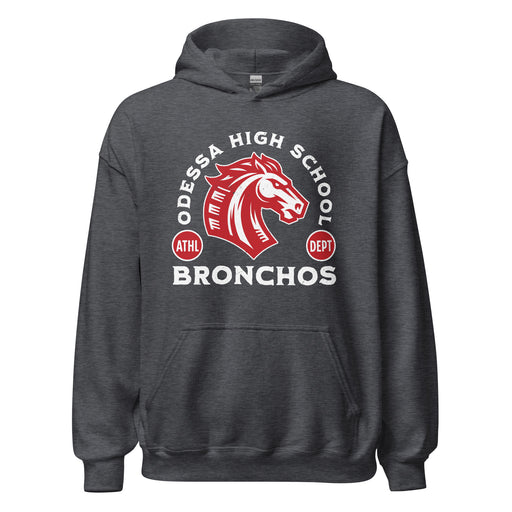 Odessa High School Bronchos Dark Grey Classic Unisex Hoodie 208