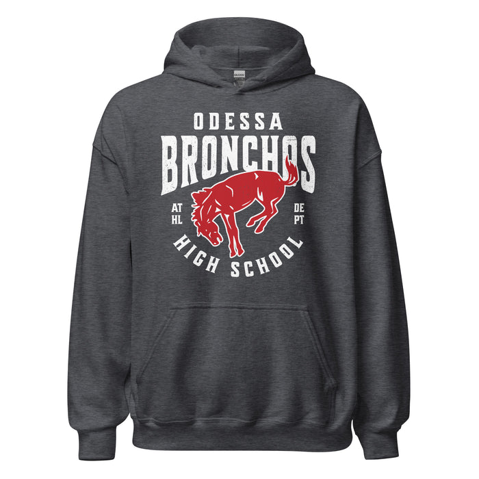 Odessa High School Bronchos Dark Grey Classic Unisex Hoodie 213