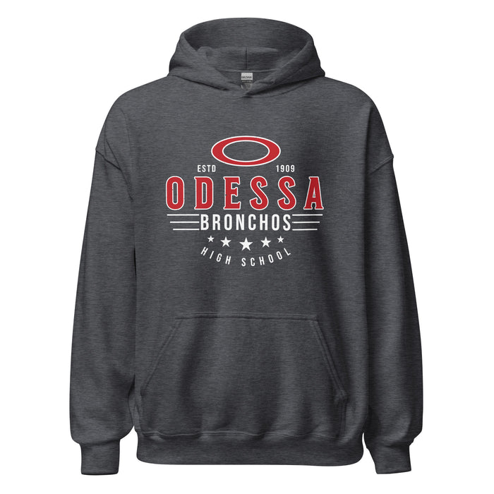 Odessa High School Bronchos Dark Grey Classic Unisex Hoodie 217