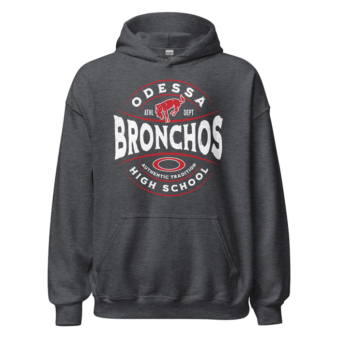 Odessa High School Bronchos Dark Grey Classic Unisex Hoodie 218