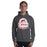 Man wearing Odessa High School Bronchos Dark Grey Classic Unisex Hoodie 219