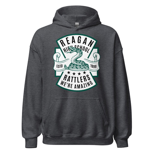 Reagan High School Rattlers Dark Grey Classic Unisex Hoodie 207